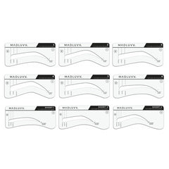 MADLUVV Brow Stamp Kit with spoolie for blending and grooming