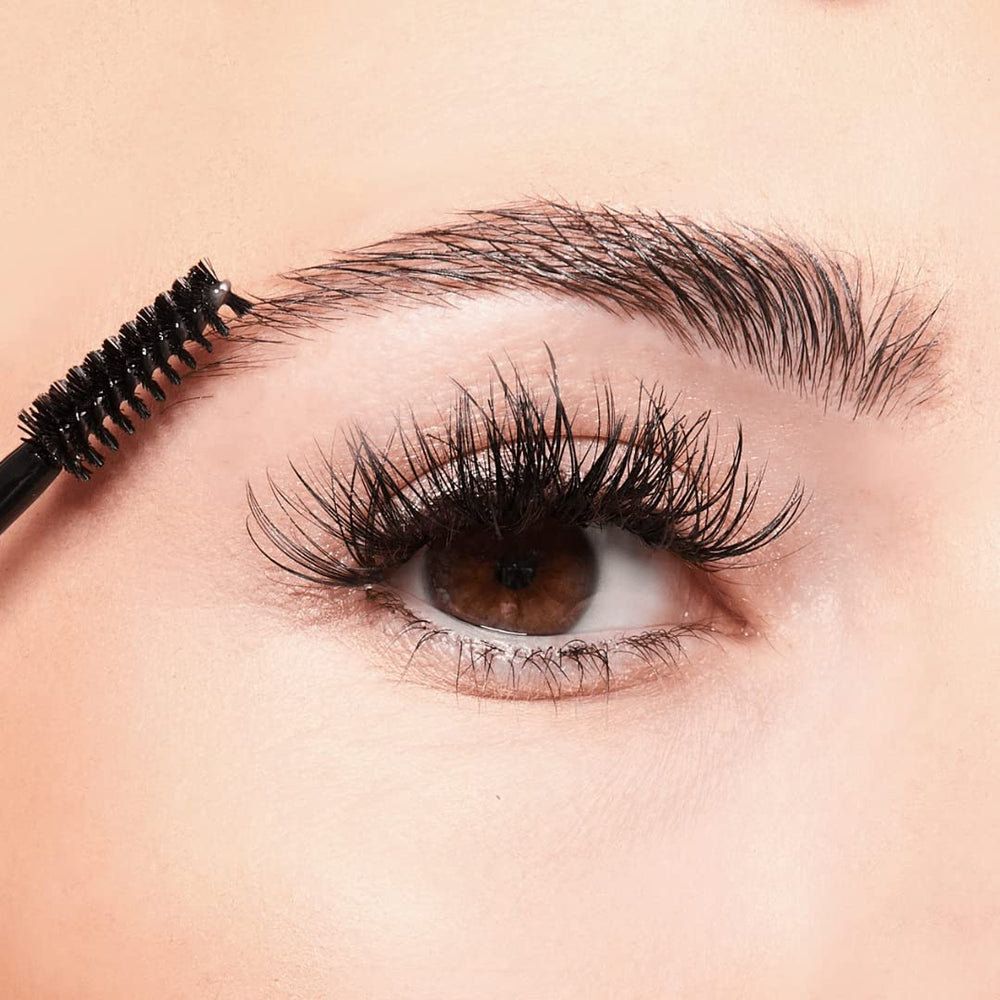 MADLUVV Laminate Me Clear Eyebrow Gel closeup highlighting clear finish