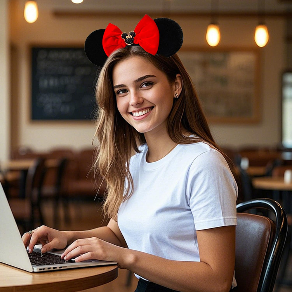 MADO rainbow mouse ears headband adds color for events and photos