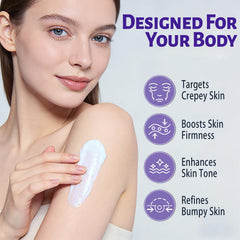 MAËLISS Thigh-toning crepey skin close-up highlighting effort toward improved contours