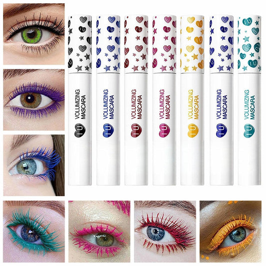 MAEPEOR colored mascara in dark black for bold, defined lashes