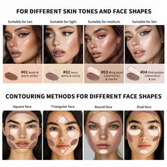 MAEPEOR applying contour stick with finger for quick, natural-looking definition
