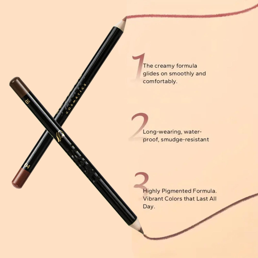 MAEPEOR nude lip liner 05 with sharpened tip for clean lines