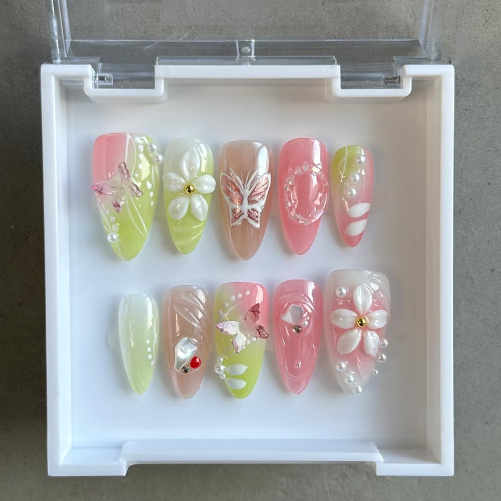 MAGLFELL complete DIY kit includes nails, adhesive, files for easy at-home use