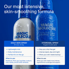 Magic Molecule two-pack packaging displayed on vanity