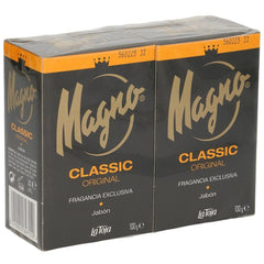 Rich lather forming with Magno La Toja Classic Black soap.