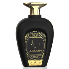 Mahajan Desperado bottle front view for confident evening wear.