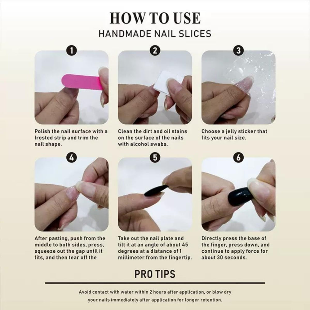 Maigitur at-home manicure saves time with a stylish finish.