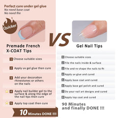 Maigitur jelly glue sachets secure nails with reliable adhesion.