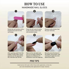 Maigitur nail file and glue kit included for easy application