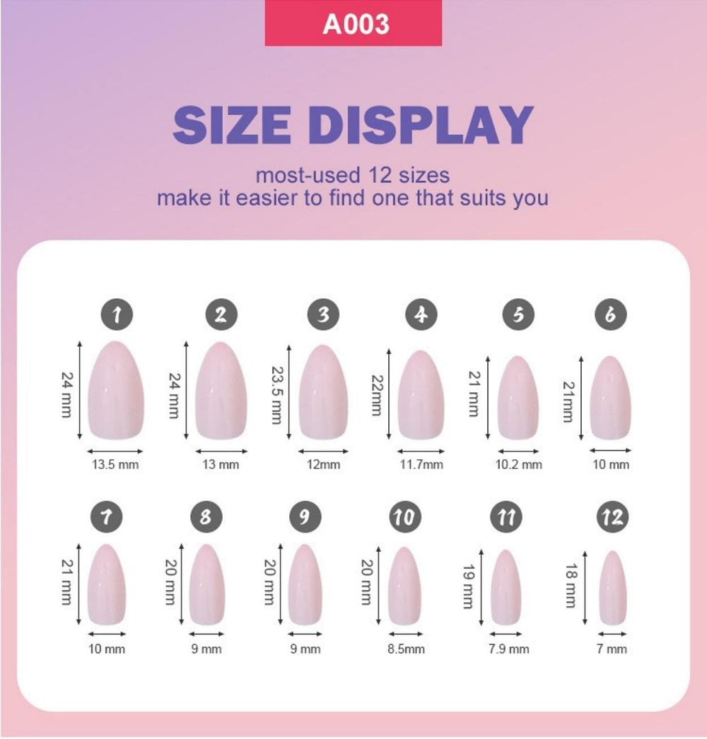 Maigitur solid color nails with glossy finish provide salon-like shine.