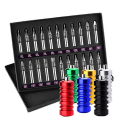 Mainlead tattoo tips kit box with labeled sizes for quick selection