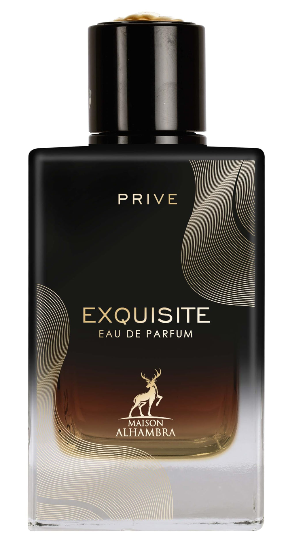 Maison Alhambra Exquisite Privé bottle front, elegant unisex design for refined evenings.