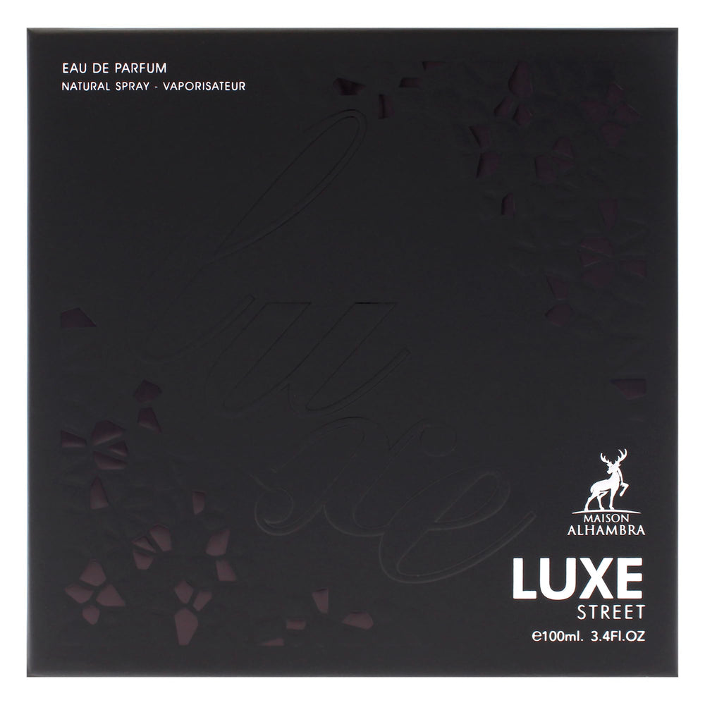Maison Alhambra Luxe Street citrus-splash captures bright, uplifting opening.