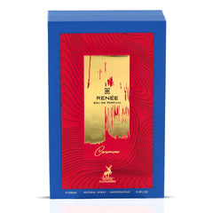Maison Alhambra Renee Carmine bottle design is sleek and gift-ready