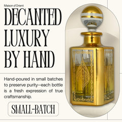 Maison d’Orient A Whiff of Five velvet pouch keeps your travel-size perfume organized.