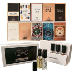 Herbal-vanilla notes and patchouli wood imagery evoke day-to-night versatility.