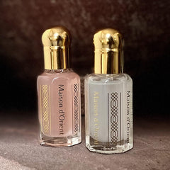 Maison d'Orient Pink Musk sandalwood and vanilla base for lasting warmth.