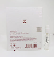 Packaging of Maison Francis Kurkdjian Baccarat Rouge 540 Extrait, ideal for travel trials