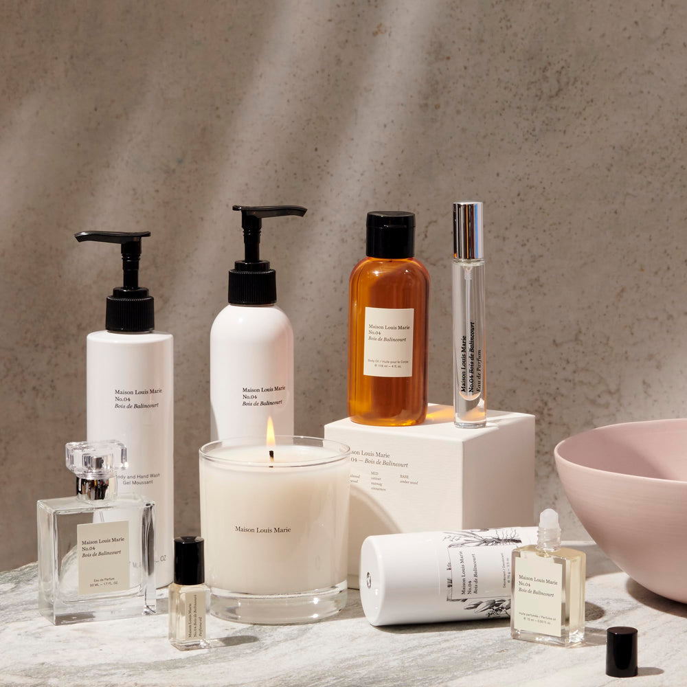 Vetiver and sandalwood hints in Balincourt fragrance