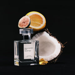 Maison Louis Marie No.13 Nouvelle Vague label closeup emphasizes craftsmanship.