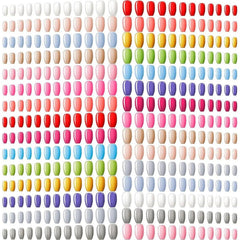 Maitys 720-piece nails set with square medium ballerina tips for versatile DIY manicures.
