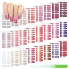 Maitys full-wrap nail stickers collection for quick salon-style nails at home.