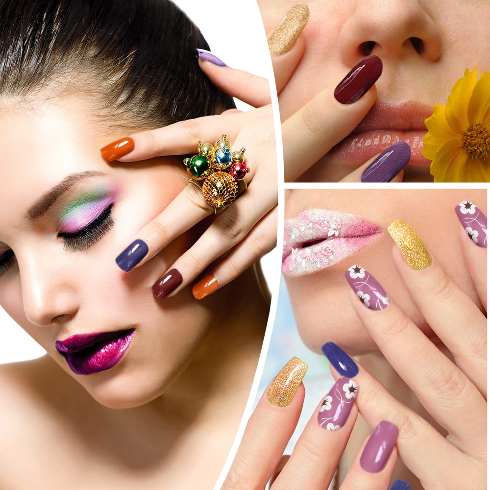 Maitys decal set for parties enables playful nail designs.