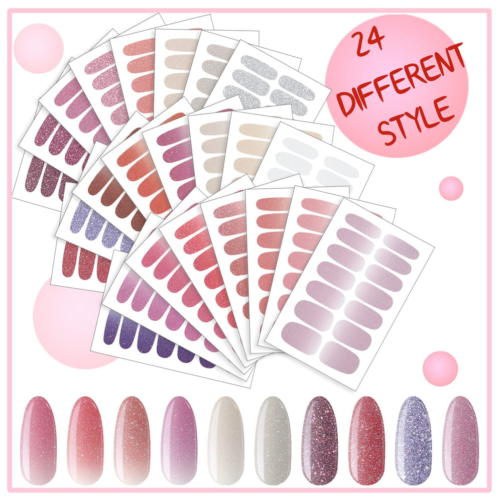 Maitys nail file included for precise edge shaping during DIY manicures.
