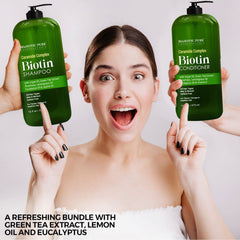Majestic Pure Ceramide Complex Shampoo foam for stronger-looking strands.