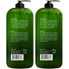 Majestic Pure Shampoo and Conditioner duo on a bathroom counter for daily use.