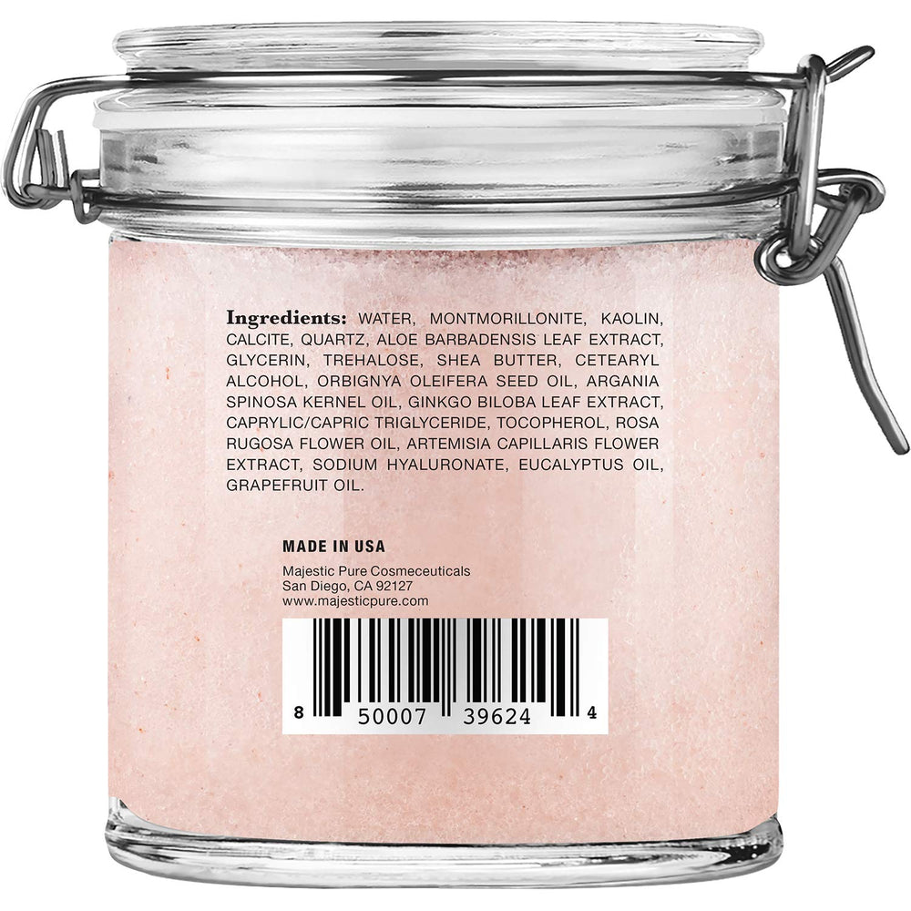 Nourished-looking skin glow after using Majestic Pure clay mask