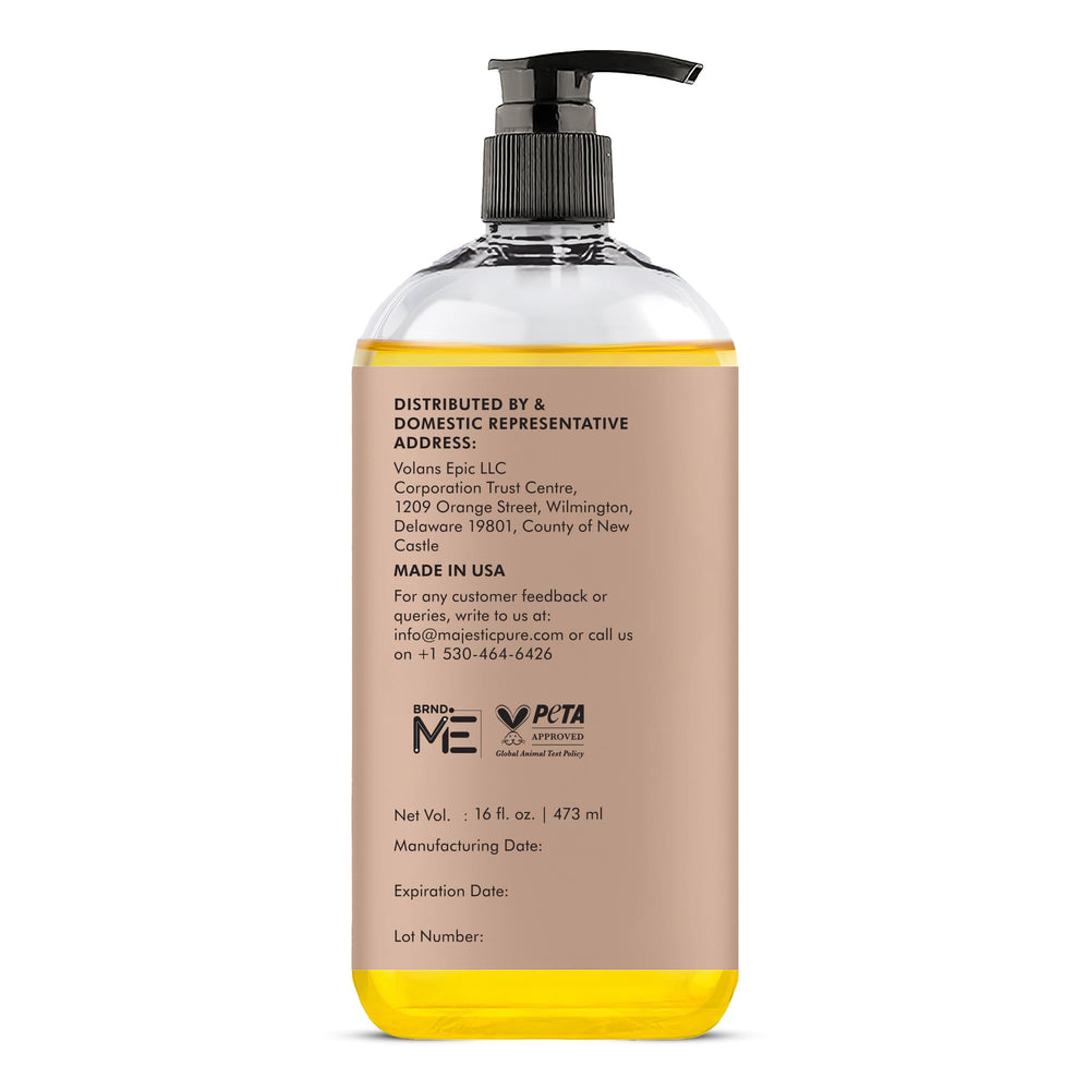 Majestic Pure Sweet Almond Oil ingredient-rich formula with fast absorption