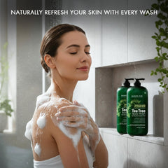 Majestic Pure Tea Tree Body Wash gentle sulfate-free formula