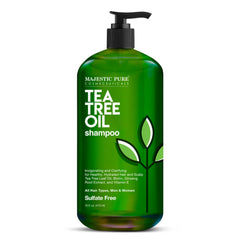 Majestic Pure Tea Tree Shampoo bottle 16 oz for all hair types