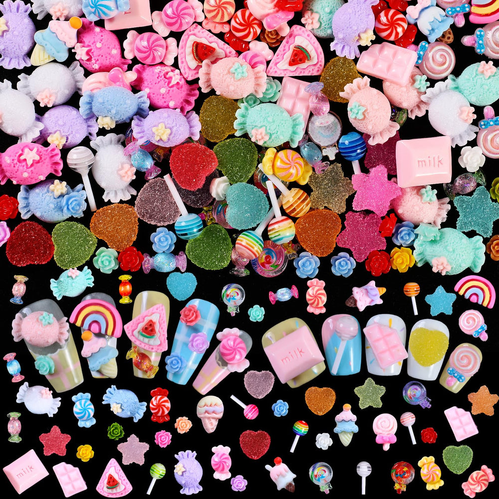 Major Dijit 3D nail charms chocolate for playful nail designs