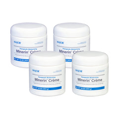 Major Minerin Créme jar front view for soothing dry skin.