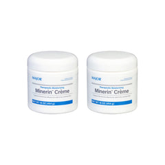 MAJOR Minerin Créme two-pack jars for deep hydration.