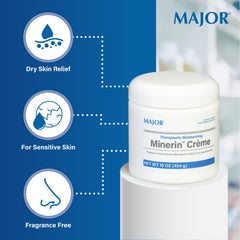 Major Minerin Créme texture close-up reveals rich emollients.