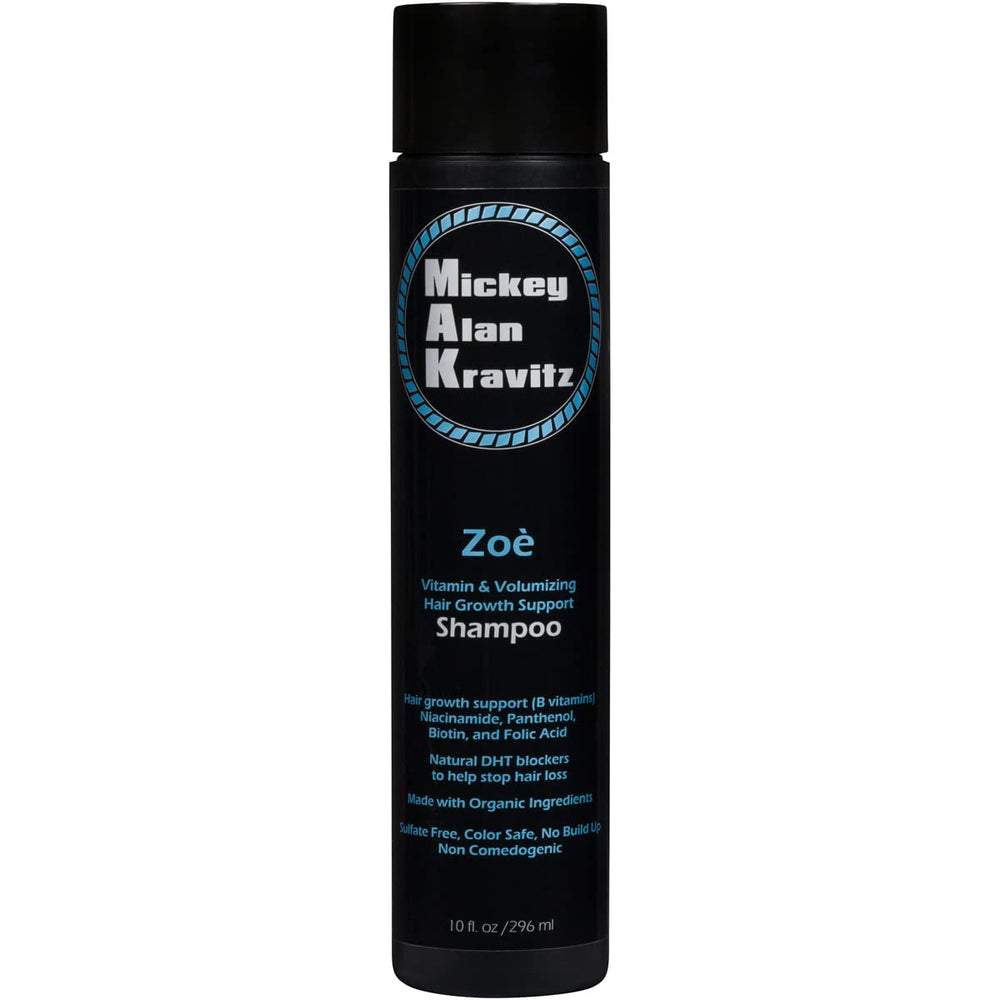 MAK Hair Zoe Shampoo bottle pour for easy application and added volume.