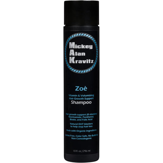 MAK Hair Zoe Shampoo bottle pour for easy application and added volume.