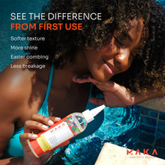 MAKA Essentials Lamellar Water label closeup emphasizing lightweight hydration