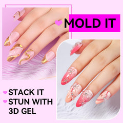 Makartt 3D gel dual-end sculpting pen for precise shaping.