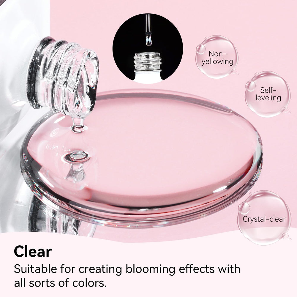 Makartt Blooming Gel-Salon Beginner friendly application on natural nails.