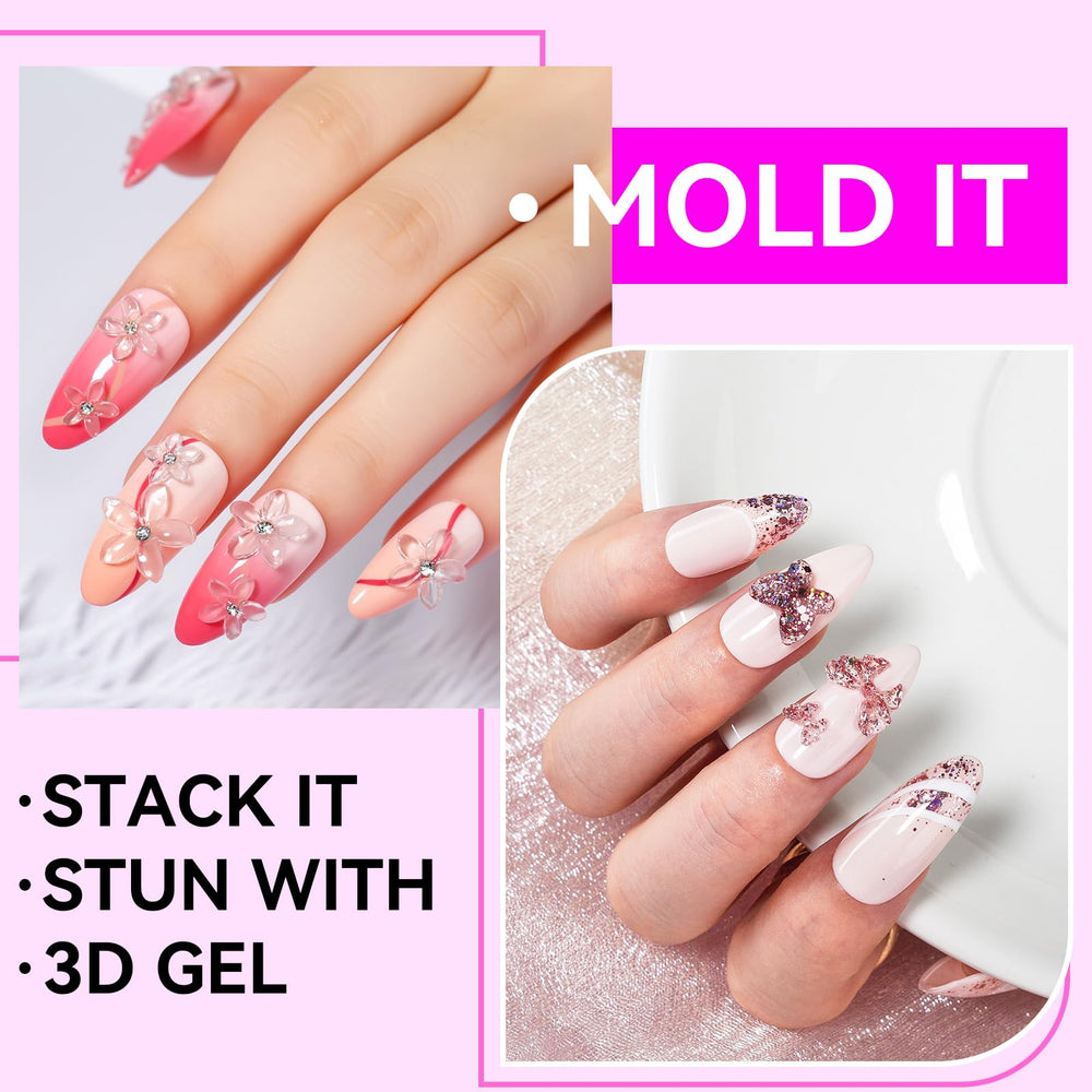 Makartt clear builder gel for durable nail extensions