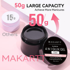 Makartt hard gel removable by filing for easy redesign
