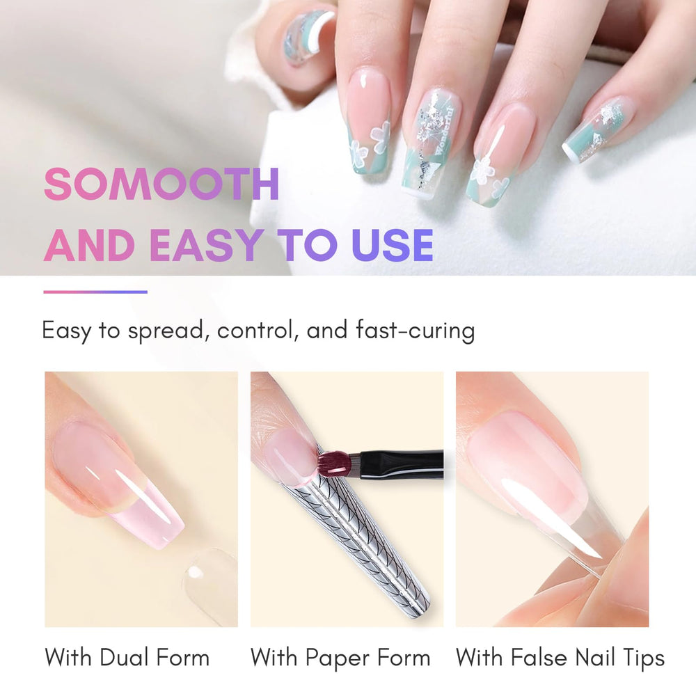 Makartt protective base gel for natural nail overlays