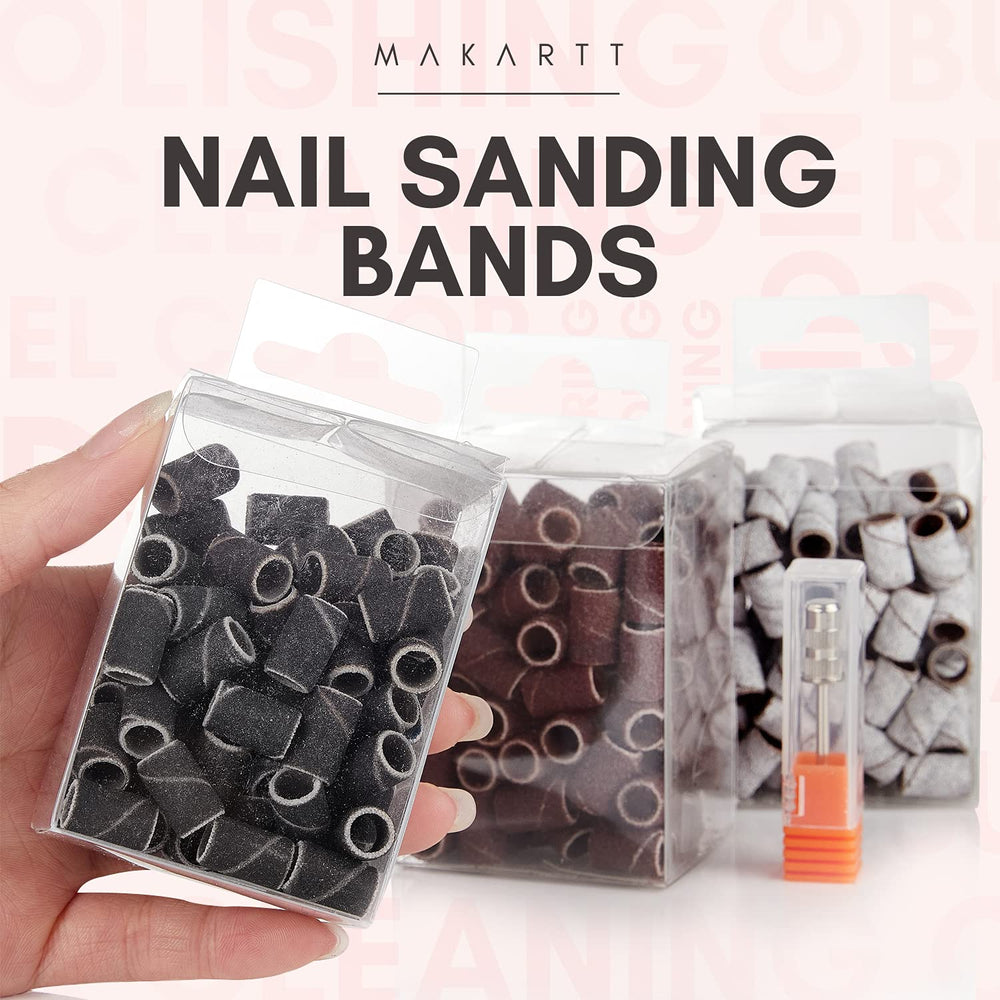 Makartt Bands in case for portable nail care on the go