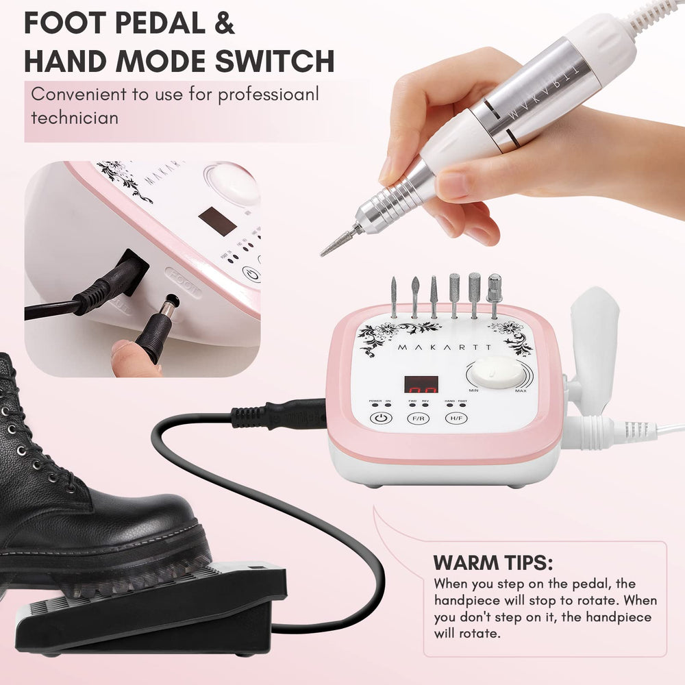 Makartt handpiece holder keeping tools neatly organized.