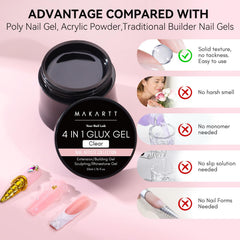 Makartt rhinestone glue gel keeps decorations in place